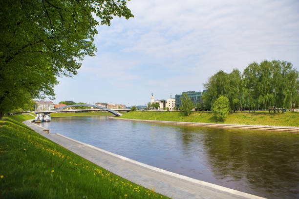 istock Vilnius - Lithuania, beautiful view of the river 1009623562