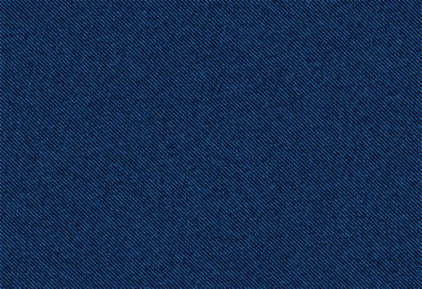 stockillustraties, clipart, cartoons en iconen met vector achtergrond van blauwe jeans denim textuur - jeans fabric
