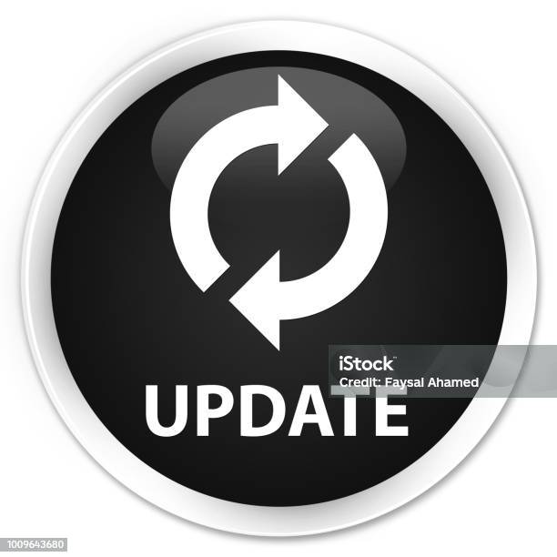 Update Premium Black Round Button Stock Illustration - Download Image ...