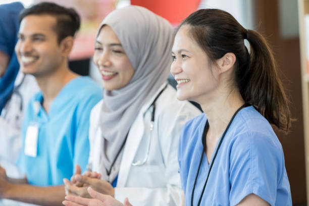 istock Malaysian nurse enjoys medical conference 1009647146