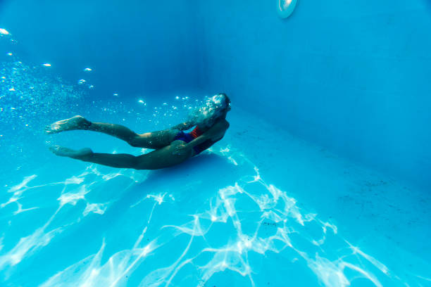 istock Girl in a swimming pool 1009650980