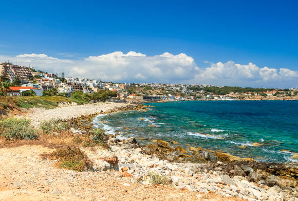 istock Windsurf on sea on background rocky shore. Crete Greece Europe. 1009653638