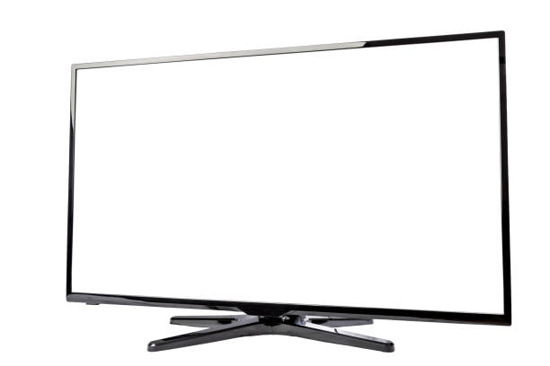 istock Ultra high definition LED Display Smart Tv isolated on white background 1009667556
