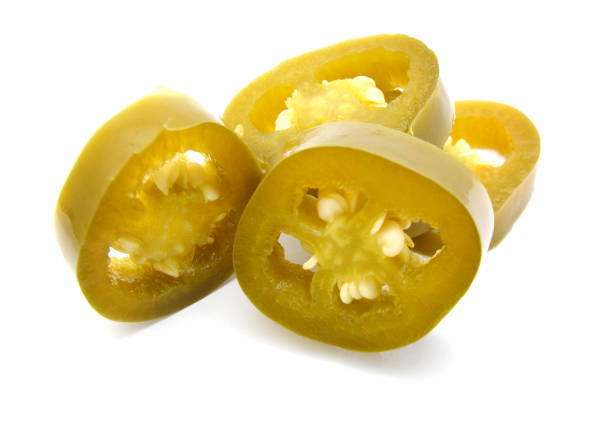 istock Green Organic Pickled Jalapenos. Nutritious, pickle 1009692154
