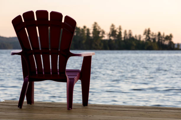 istock Cottage Chair at Sunset 1009723560