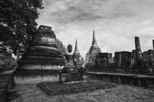 wat phra si sanphet - sanphet palace foto e immagini stock