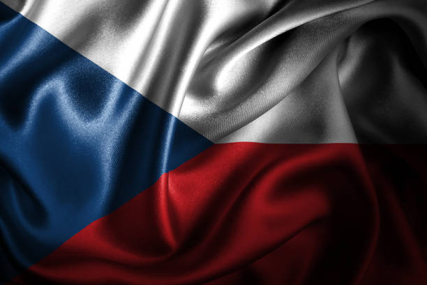 istock Czech Republic Silk Satin Flag 1009735752