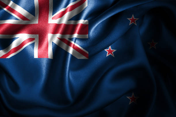 istock New Zealand Silk Satin Flag 1009738618