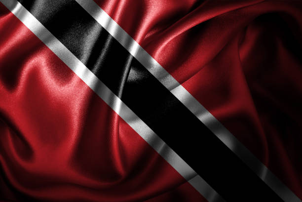 Trinidad And Tobago Silk Satin Flag Flags of the world with silky satin texture. Digitally created. photoshop texture stock pictures, royalty-free photos & images