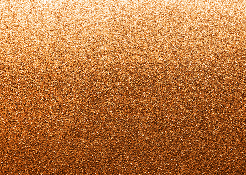 Copper gold glitter texture background for Christmas holiday decoration metallic backdrop design element