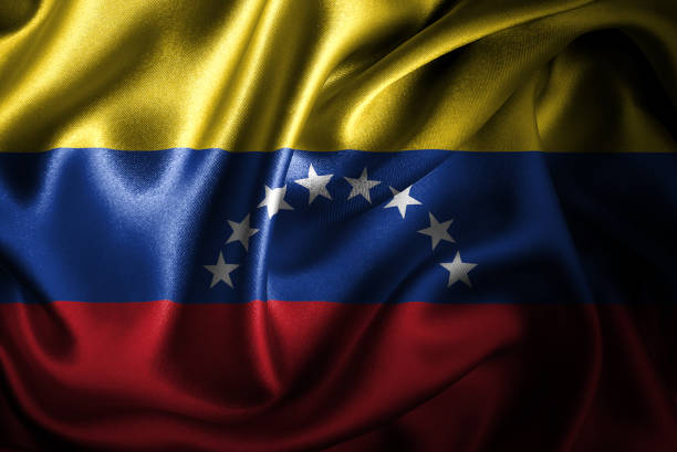 Venezuela Silk Satin Flag Flags of the world with silky satin texture. Digitally created. photoshop texture stock pictures, royalty-free photos & images