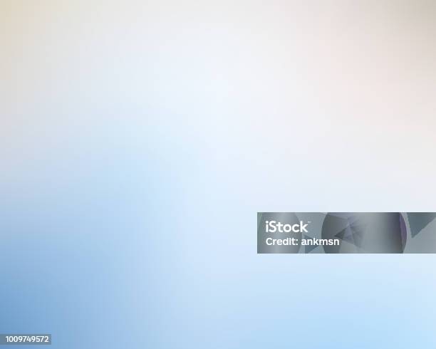 Elegant Blue Blured Light Soft Gradient Background Stock Illustration - Download Image Now - Backgrounds, Softness, Pastel Colored