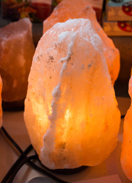 istock Himalayan salt lamp used for health and wellness 1009759618