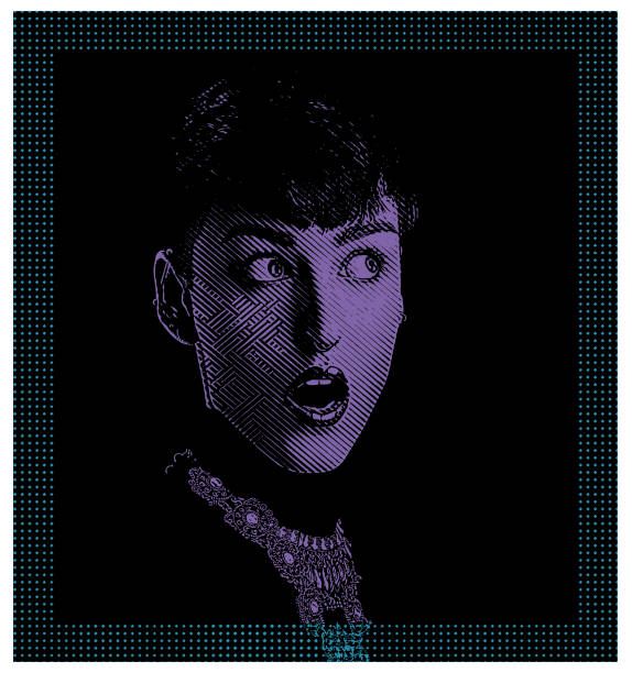 istock Portrait of a Beautiful woman with a surprised expression 1009759692