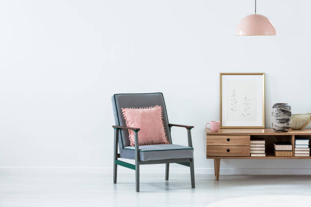 istock Pink and blue living room 1009764542