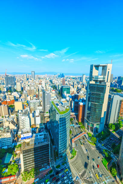 istock Osaka city landscape Japan 1009776262