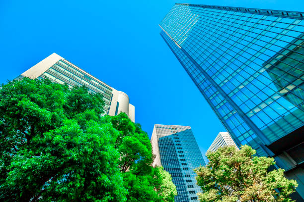 istock Osaka building in Japan 1009776342