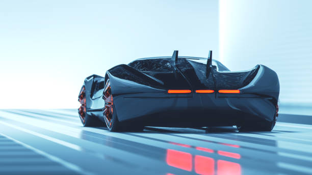 istock Generic futuristic sports car concept 1009784710