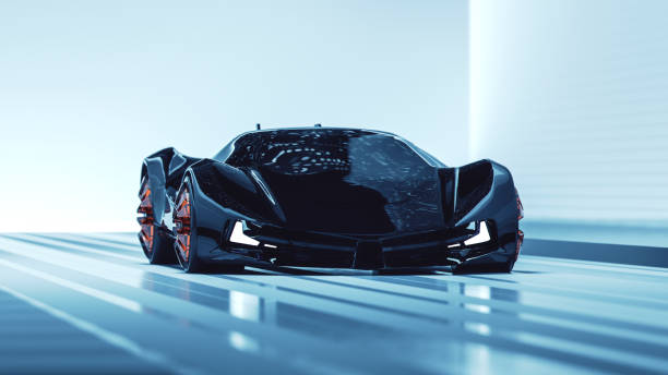 istock Generic futuristic sports car concept 1009784724