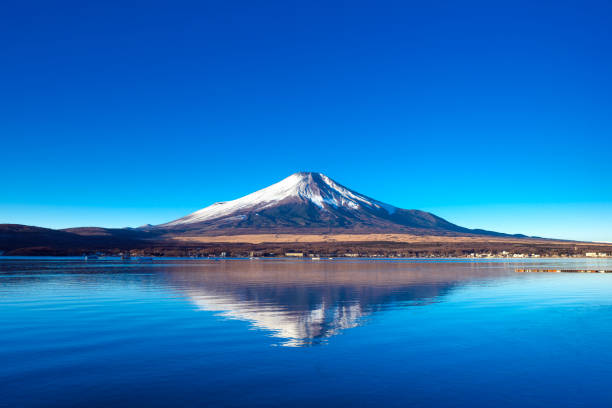 istock Mount Fuji and lake Yamanaka 1009787686