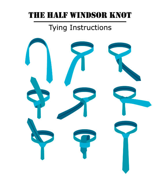 how tie a tie half windsor