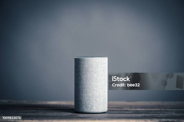 Electronic Equipment Smart Speaker Stock Photo - Download Image Now - Home Automation, Virtual Assistant, Smart Speaker