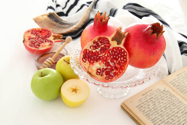 istock Rosh hashanah (jewish New Year holiday) concept. Traditional symbols. 1009838744