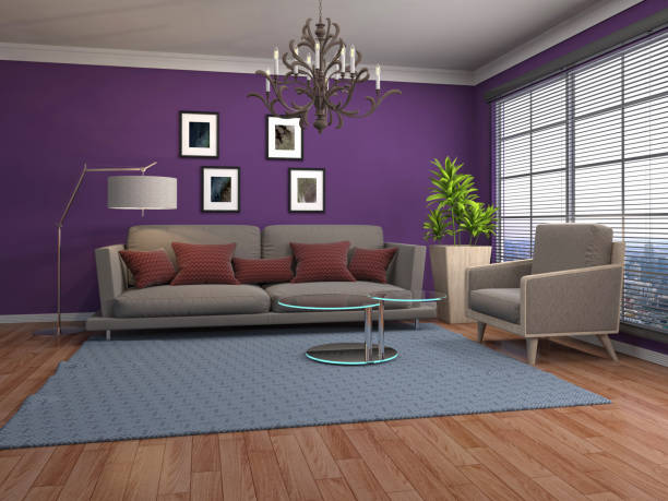 istock Interior of the living room. 3D illustration 1009855128