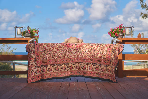 istock Table massage outdoor at the beach 1009858766