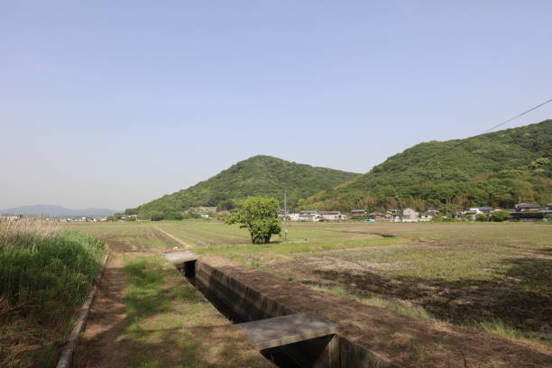 istock a japan country side at Kibitsuhiko, Okayama 1009892178