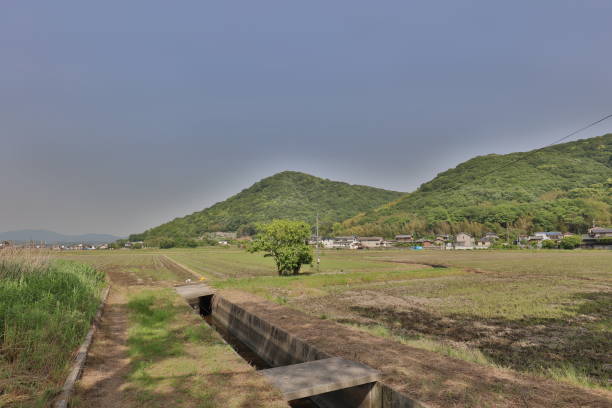 istock a japan country side at Kibitsuhiko, Okayama 1009892194