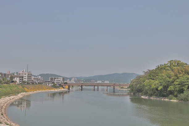 istock area of asahi river at Okayama down town 1009892622