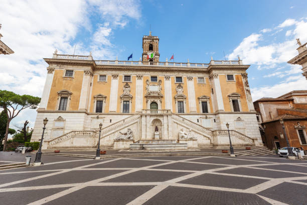 istock Piazza del Campidoglio Rome Italy 1009902666