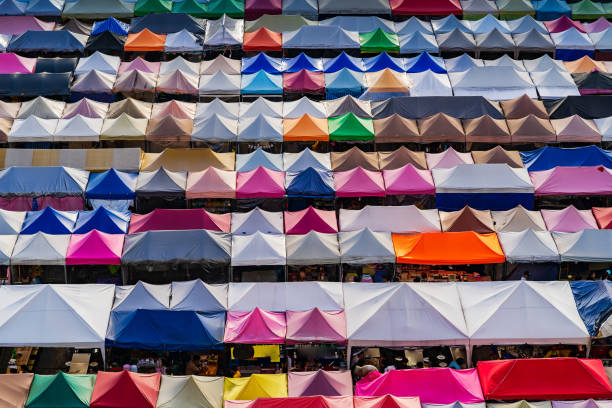 istock Colorful night market in Thailand 1009910060