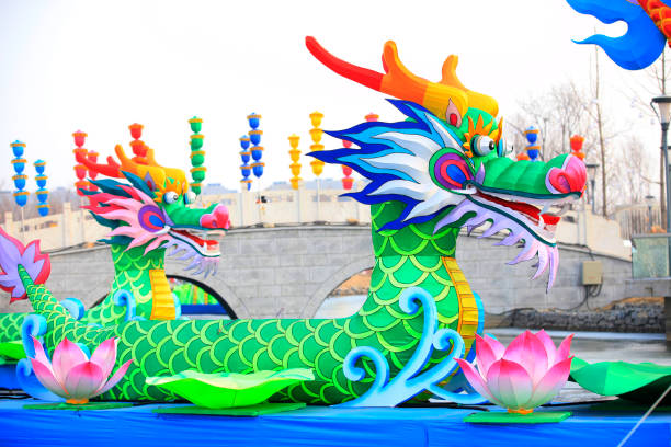 istock dragon at chinese lantern festival 1009926466