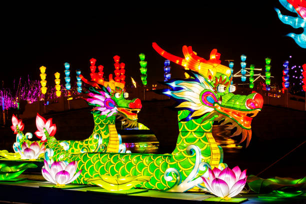 istock dragon at chinese lantern festival 1009929214