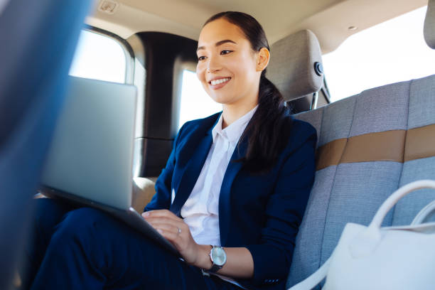 istock Smart Asian businesswoman working online 1009929434