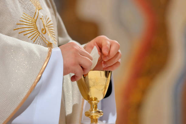 istock Priest celebrate mass at the church 1009936142