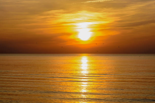 istock Beatiful sunset in the baltic sea 1009955368