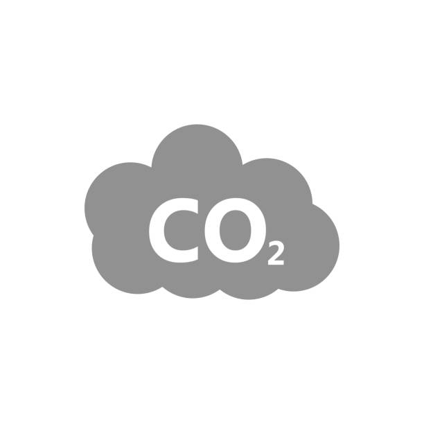 печать - karbondioksit stock illustrations