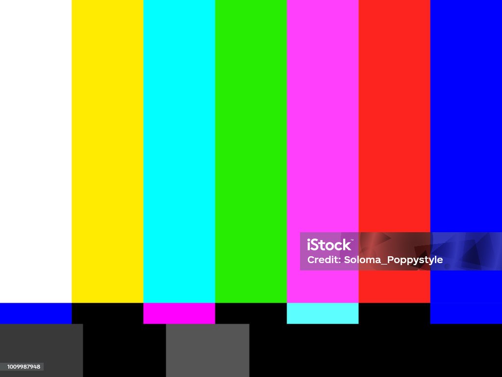 TV no signal background illustration. Vector illustration eps10 graphic Television Set stock vector