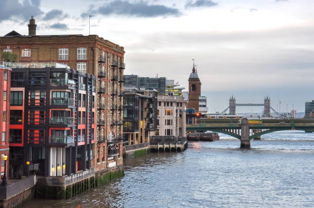 istock Thames river and Tower bridge at sunset, London, UK 1010018698