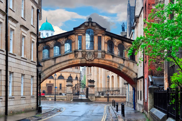 seufzerbrücke (hertford brücke), oxford, uk - bridge of sighs fotos stock-fotos und bilder