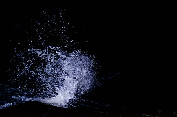 istock Splashing wave on the Black sea. 1010019764