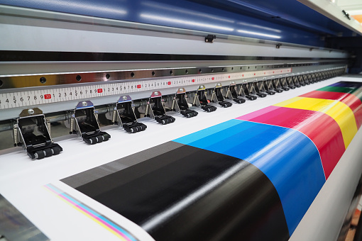 Impresora de formato ancho de chorro de tinta photo
