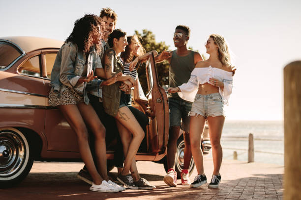 istock Friends having fun outdoors on road trip 1010044944