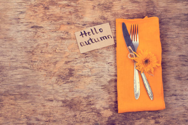 istock Fork, knife, napkin, cutlery. 1010050608