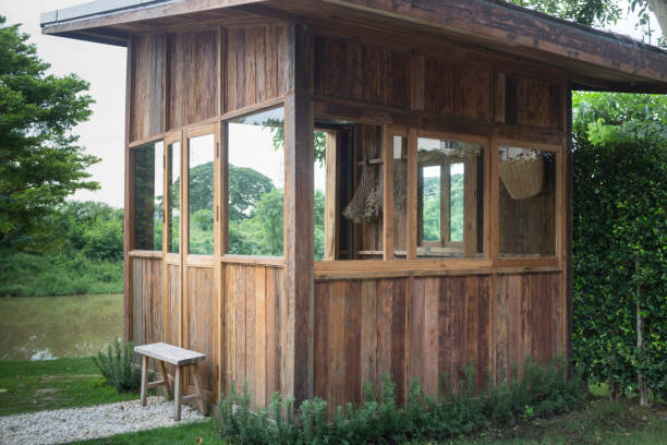 istock Eco friendly suburban street cottage 1010060066