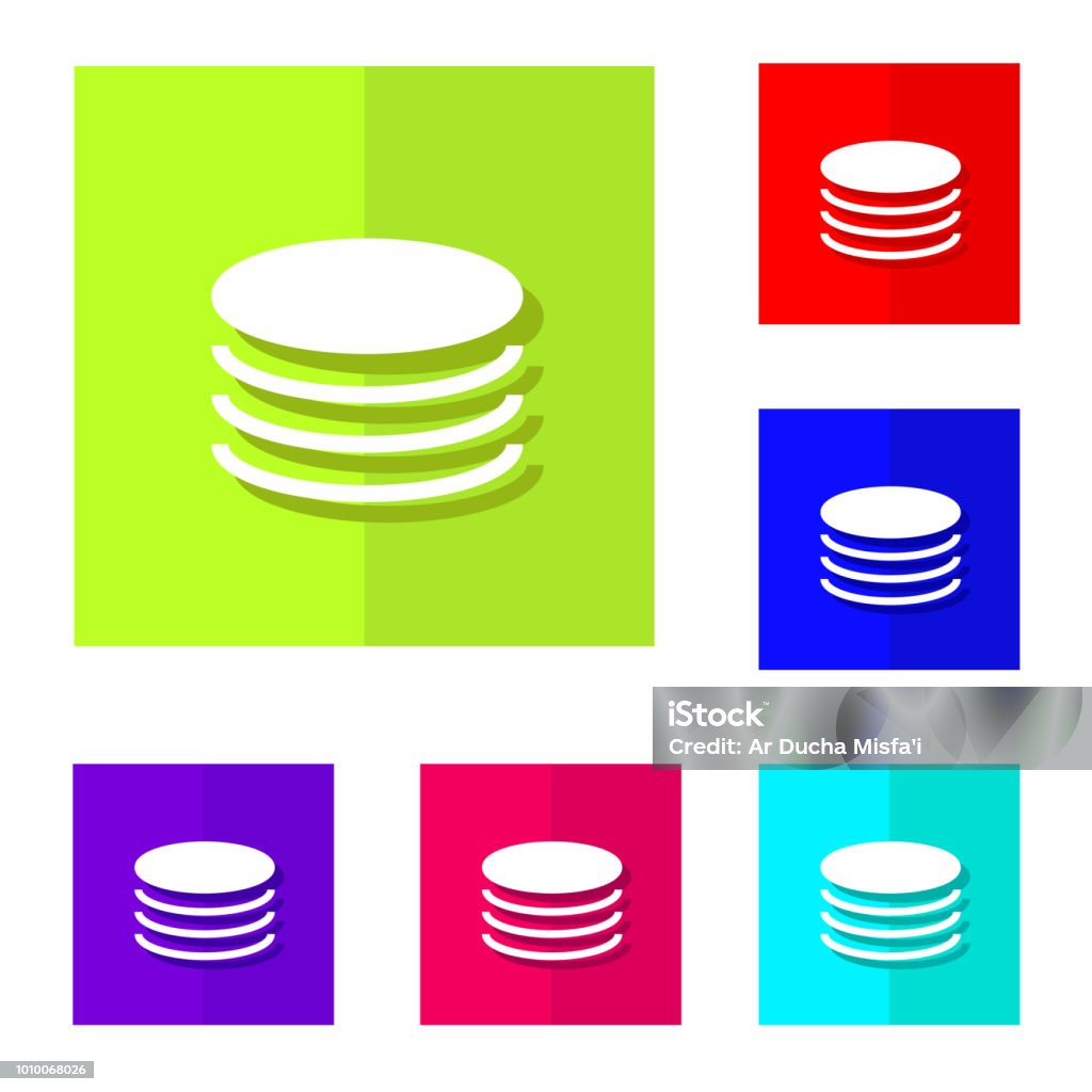 Stack Cartoon Icon Stack Stock Illustration - Download Image Now - Changing Color, Choice ...
