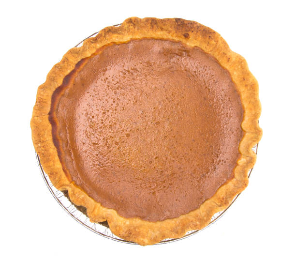 istock Pumpkin or Sweet Potato Pie on a White Background 1010100082